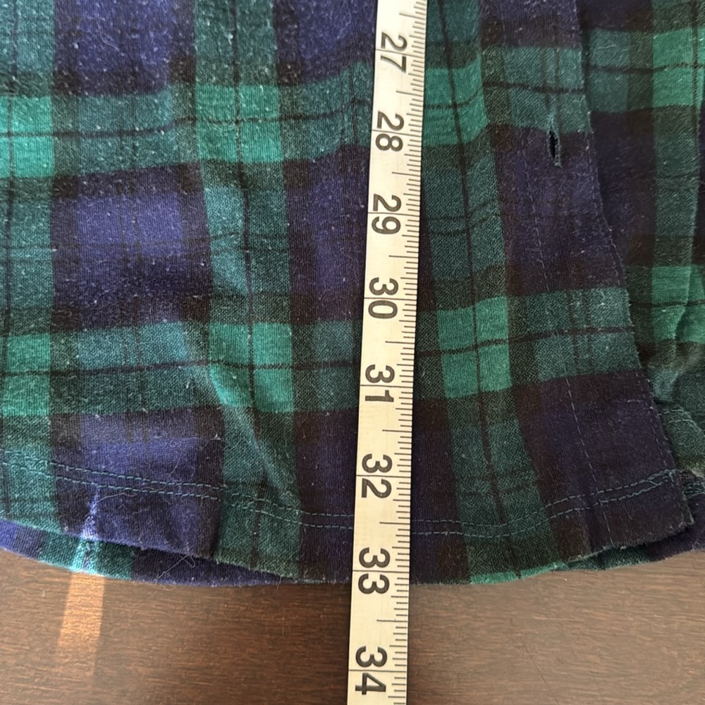 It Girl Green and Blue Plaid Shirt Dress with Belt - Picture 13 of 13
